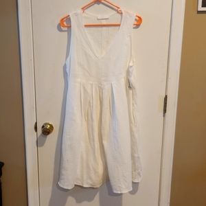 NWT Barely off white gauze dress- perfect for bridal, beach, or sorority ritual!